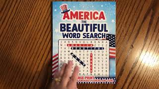 America The Beautiful Word Search [upl. by Sdlonyer]