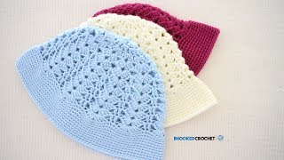 EASY Crochet Bucket Hat [upl. by Thier]