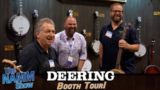 LIVE Banjo Demos With Jens Kruger NAMM Show 2023 Deering Booth Tour [upl. by Wilmott]