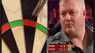 Darryl Fitton vs Scott Waites  Part 2  2009 BDO Lakeside Championships Quarter Finals [upl. by Clarkin]