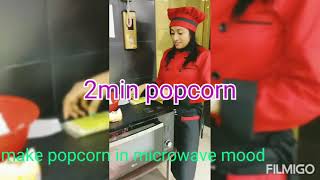 How to make popcorn in LG Charcoal microwave [upl. by Makell228]