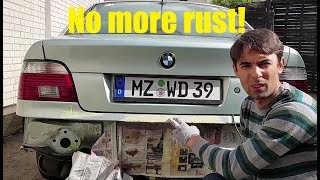 Rust repairs on a BMW e39 [upl. by Aldous23]