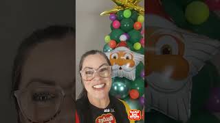 Aprenda a fazer uma ÁrvoreDeNatal com Balões e arrase 🎄 DecoraçãoDeNatal [upl. by Ignacia414]