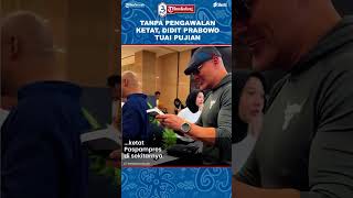 Didit Prabowo Tuai Pujian Karena Tanpa Pengawalan Ketat Prabowo [upl. by Retsevlys]