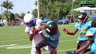 2023 Pahokee Baby Blue Devils 12u Highlight vs Lake Worth Jaguars [upl. by Yendis]