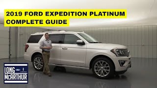 2019 FORD EXPEDITION PLATINUM COMPLETE GUIDE STANDARD AND OPTIONAL EQUIPMENT [upl. by Naivad]