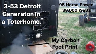 Homemade RV EP22 Finishing the Generator 1977 Peterbilt 359 Toterhome [upl. by Tsugua883]