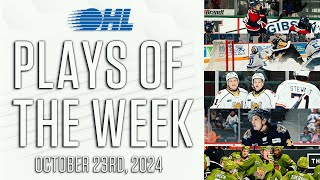 OHL Plays of the Week Oct 2224 [upl. by Jeniffer]