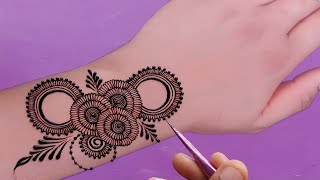 New stylish mehndi design  easy arabic mehndi design  mehndi ka design  mehndi design  mehndi [upl. by Nnaeilsel]