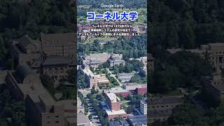 【空から見る】アメリカ最強大学群アイビー・リーグ コーネル大学 shorts [upl. by Selym750]