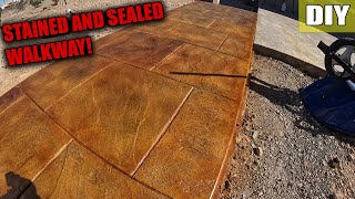 How to Stain and Seal Your Concrete [upl. by Petey]