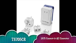 Travel Smart® by Conair ConvertItAll Converter and Worldwide Adapter Set TS705CR [upl. by Doreg869]