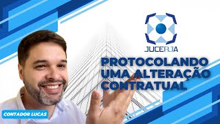 PROTOCOLEI UMA ALTERAÇÃO CONTRATUAL NA JUCERJA [upl. by Buckler]