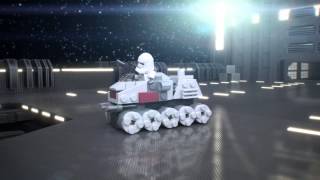 LEGO® Star Wars™ Microfighters 75028 Clone Turbo Tank [upl. by Nanyk]