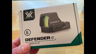 Unboxing my new Vortex Defender ST Micro Red Dot [upl. by Lindsley]