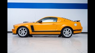 1900 mile 2007 Ford Mustang Saleen Parnelli Jones Edition start and walk around demo [upl. by Eudosia]