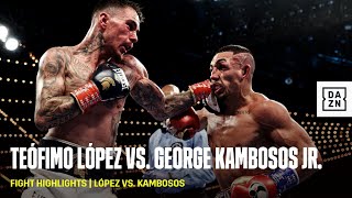 FIGHT HIGHLIGHTS  Teófimo López vs George Kambosos Jr [upl. by Manouch504]