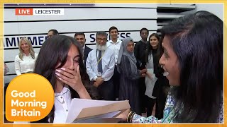 GCSE Pupils Open Their Exam Results Live On Air  Good Morning Britain [upl. by Oballa]