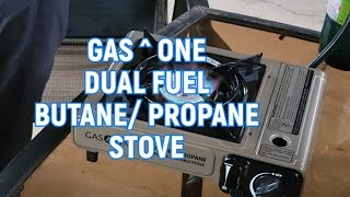 GAS ONE DUAL FUEL STOVE unboxing and demonstration [upl. by Wicks752]