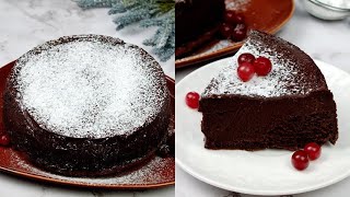 Torta al cioccolato senza farina il dolce goloso pronto con 4 ingredienti [upl. by Ahders]