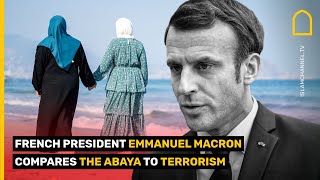 France abaya ban Macrons interview with YouTuber Hugo Travers [upl. by Eldreeda752]