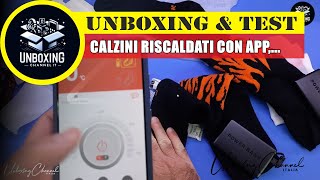 Calzini riscaldati con APP Ricaricabili 5000 mAh  CATGIFF [upl. by Eiznil]