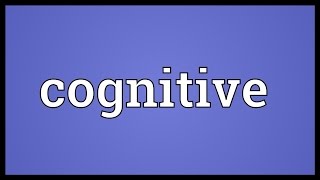 Cognitive Meaning [upl. by Honora]