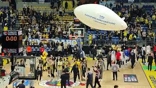 Fenerbahçe Beko 8672 Anadolu Efes  Lig maçı sonu salondan görünümler [upl. by Ettenig447]