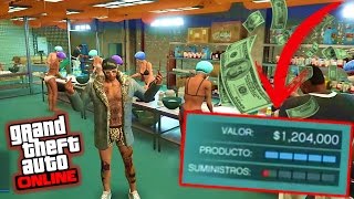 ¡CÓMO LLENAR EL ALMACÉN DE COCAÍNA EN 20 MINUTOS ¡SIN MEJORAS NI AYUDA  GTA 5 Online [upl. by Nosaes]