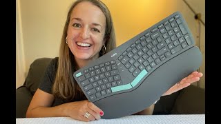 Nulea RT05B Wireless Ergonomic Keyboard REVIEW How customizable is this thing How comfy [upl. by Aspa]