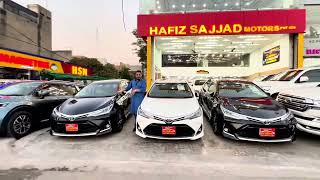 Toyota Corolla Altis Grande 18  Stock Review  Used Car In lahore  Hafiz Sajjad Motors [upl. by Kunin]