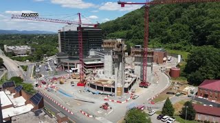 Carilion Clinic’s plans for parking garage near future Crystal Spring Tower [upl. by Kristofer]