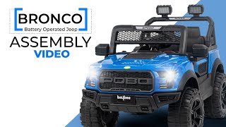 Baybee POBO Rechargeable Battery Operated Jeep Assembly Video [upl. by Enyaw]