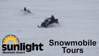 Full Throttle Snowmobiling  Sunlight Mountain Resort [upl. by Ingraham]