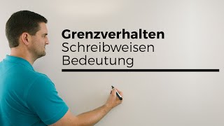 Grenzverhalten Grenzwert Was ist Was Teil 1 Schreibweisen Bedeutung  Mathe by Daniel Jung [upl. by Bremen596]