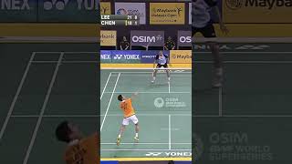 Lee Chong Weis deception skills shorts badminton leechongwei chenlong [upl. by Aras122]