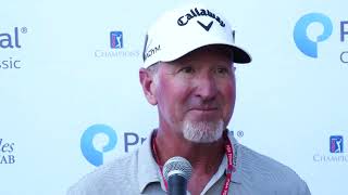 David Duval Saturday Flash Interview 2024 Principal Charity Classic [upl. by Kosse117]