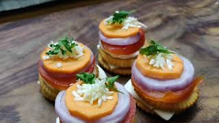 Canapés  two ways to make it  no fire cooking [upl. by Hildegarde428]