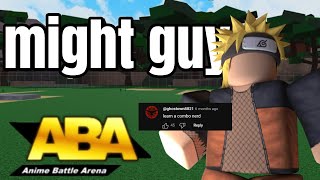 My First Time Learning an ABA Combo ABA Roblox [upl. by Kemp]