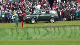 Braemar 2014  The Queen leaving the games [upl. by Lotti388]