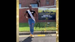 Aarin Carver Miss HBCU Teen 20212022 Freshman Update  Stingettes Alabama State University [upl. by Nove]