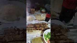 Афганська вечеря с друзями шашлик рис овочі аджика лаваш Afghanisches Abendessen mit Freunden [upl. by Stafford]