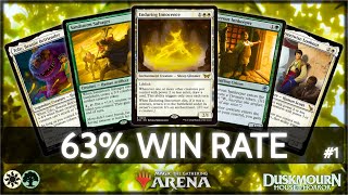 ⚪🟢 Selesnya Midrange 63 Win Rate part 1  MTG Arena  Explorer  BO3  Duskmourn [upl. by Sammie]