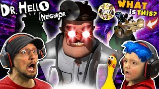 DR HELLO NEIGHBOR turns SHAWN BLUE HAIR CHICKEN FGTEEV Mod MiniGame [upl. by Way975]