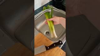 How To Finely Slice LEEKS❓ restock asmr piano asmrfood food foodsounds sheetcaking [upl. by Oijile]