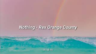 Nothing  Rex Orange County  Sub Español [upl. by Calvano]