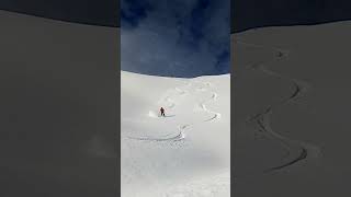 Powder skiing in Grimentz 2023 [upl. by Rowell]