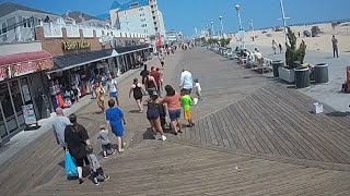 Ocean City MD Boardwalk Cam  Maryland beach live webcam  ocean city boardwalk live cam [upl. by Aroc69]