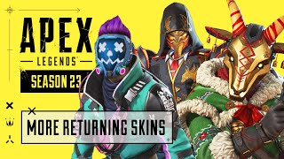 MORE quotRETURNINGquot SKINS in Apex Legends [upl. by Thorin]