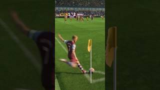 WardProwse Corner Kick Goal vs Wolves in eafc24 😱 wardprowse westham premierleague olimpico [upl. by Keriann707]